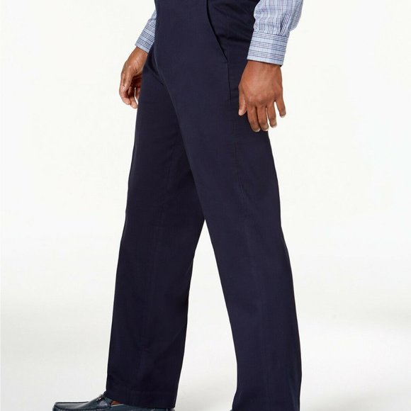 MagnaClick Men's Classic-Fit Flat Front Pants - Picture 4 of 9